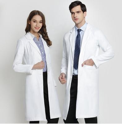 China High Quality Soft Cotton Doctor Nursing Coveralls Breathable Hospital Beauty Salon Laboratory Coveralls Unisex Uniform for sale