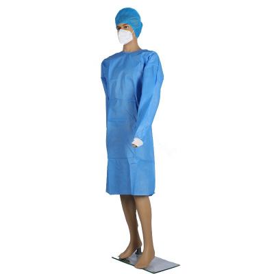 China Hospital Surgery Operated Non Woven Patch Gown Coverall Disposable Clothes for sale