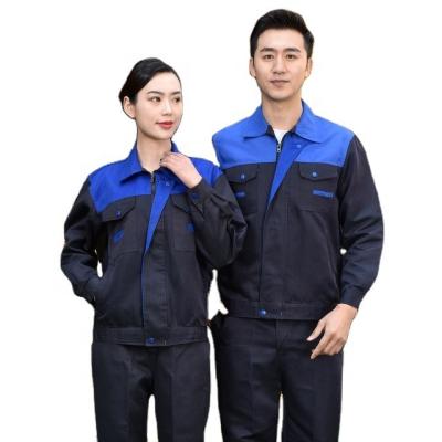 China Cotton Blended OEM Fall Coveralls Long Sleeve Working Clothing For Women Men Machine Electrician Factory Workshop Car Repair Custom Uniform for sale