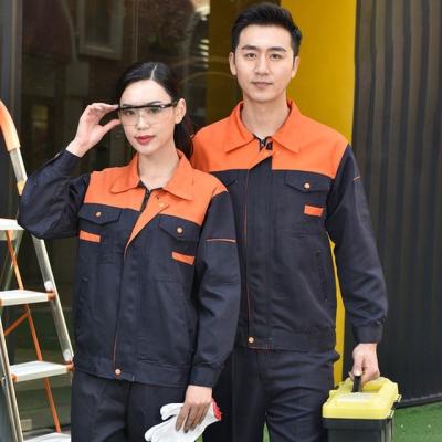 China Cotton Blended HOT Selling Canvas For Women Men Wear Resistant Auto Repairman Suit Durable Worker Coverall Factory Work Uniform for sale