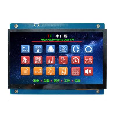 China 7 Inch 1024*600 Resolution Serial Port Screen Control Instruction Tft Display 7 Inch LCD Modules for sale