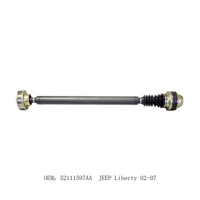 China New Front Driveshaft Propshaft Front Propshaft Transmission Steel Drive Shaft 52111597AA For JEEP Liberty 02-07 3.7L for sale