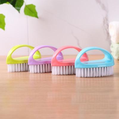 China Sustainable Kitchen Soft Bathroom Brush Household Cleaning Brush Shoe Laundry Hair Color Candy Cleaning Accessories for sale