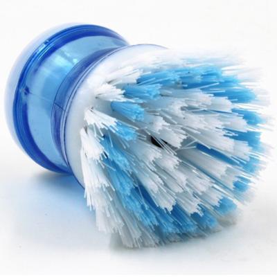 China Sustainable Kitchenware Brush Dish Scrub Brush Dish Scrubber Bubble Up Brushes With Soap Dispenser For Vegetable Utensils Cleaning for sale