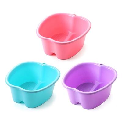 China 2022 Viable New Large Foot Bath Spa Tub Basin Bucket Soak Feet Detox Pedicure Massage 3 Colors for sale