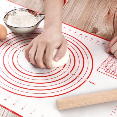 China Viable Silicone Baking Mat Pizza Dough Maker Pastry Kitchen Instruments Cooking Tools Utensils Bakeware Accessories Kneading Lot for sale