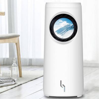 China 2022 New Bladeless Tower Fan High Wind Tower Fan Water-cooled Floor-to-ceiling Water-cooled Silent Humidification Small Tower Fan for sale