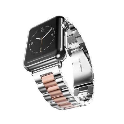 China Custom High Quality Low MOQ Fashion Logo 40mm Stainless Steel Watch Band Solid Wrist for sale