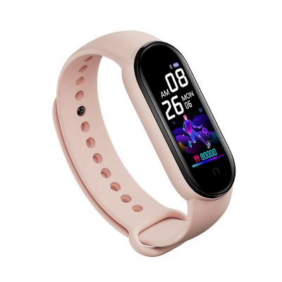 China Multi Tongue M5 Fitness Tracker Trending Touch Screen Fitness Tracker Color Screen New Smart Watch Wristband for sale