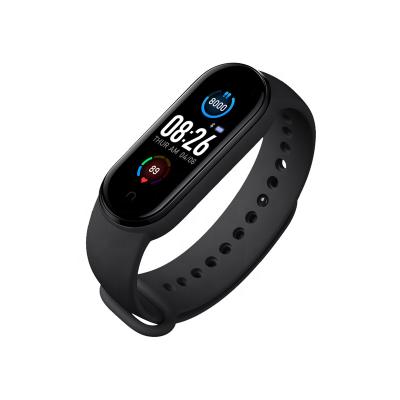 China Professional Touch Screen Manufacturer M5 Plastic Case Fitness Tracker Call Reminder Alarm Clock Smart Wristband for sale