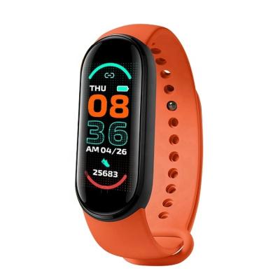 China Hot Sale M6 Touch Screen Call Reminder Touch Screen Fitness Tracker Smart Watch Waterproof Wristband for sale