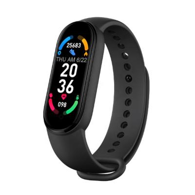 China New Arrival M6 Touch Screen Sports Fitness Tracker Ip67 Waterproof Touch Screen Wristband Smart Watch for sale