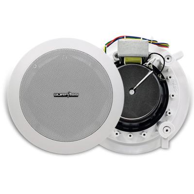 China 203*80mm 5 Inch 20W 8 Ohm 70V-100V Coaxial Two Way Ceiling Speaker PA System Speaker Professional for sale