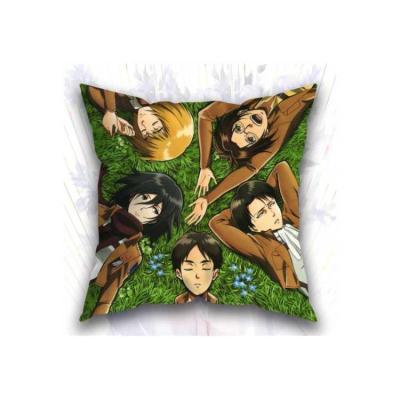 China Nondisposable Attacking Giants Animation Pillow Decorative Square Cushion for sale