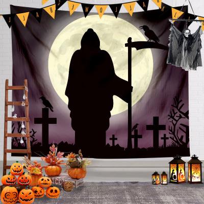 China Vintage Halloween Tapestry Dropshipping Jesus Wall Hanging Tapestry for sale