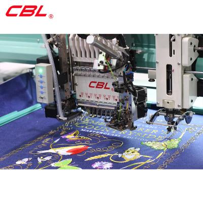 China New Hotels Commercial High Speed ​​Multi Operated Beads Sequins 2 Heads CB Computer Embroidery Coiling Machine For Italy for sale