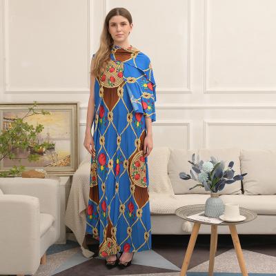 China 2022 WUAI Middle East Muslim Women's Long Dress Nylon Sleeveless Dress Border Trade The New Large Size Loosely for sale