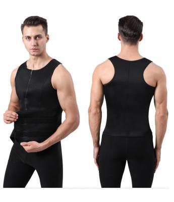 China Viable Sweat Shaper Men's Body Workout Tank Top Slimming Shaping Tops Weight Loss Sauna Vest for sale