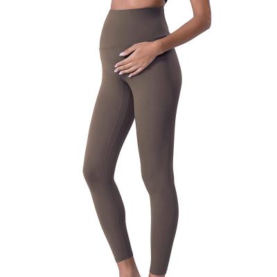 China Custom Made Pregnant Seamless Maternity High Waist Leggings Radiation Protection Women Maternity Pants for sale