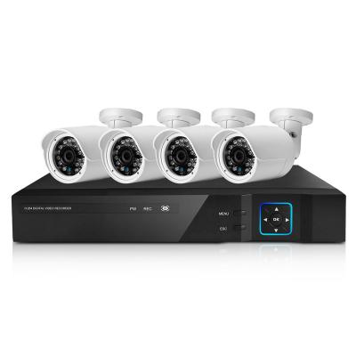 China Super Siren Built-in Wholesale HD 1080P H.264 4 Channel Hybrid 5-in-1 AHD DVR Kit Surveillance CCTV Camera for sale