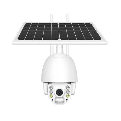 China NIGHT VISION low power solar camera with 8w solar panels wireless outdoor video surveillance system wifi 4g night vision cctv solar camera for sale