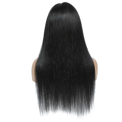 China Wholesale Silky Straight Frontal Wig HD Human Hair Raw Wave Brazilian Cuticle Straight Wig Cuticle Aligned Hair Full Lace Wig For Black Women for sale