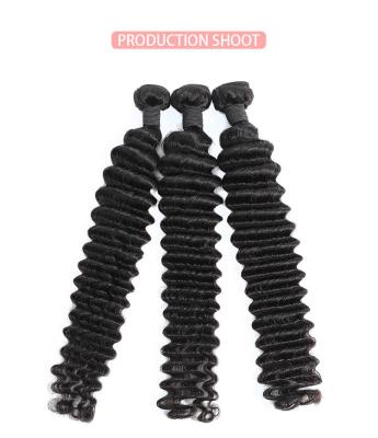 China Bundle 100% Unprocessed 10A 12A Grade Virgin Hair Vendors Sample Mink Brazilian Virgin Hair Deep Wave Hair Bundles for sale