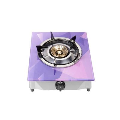 China Household Top Gas Cooker Gas Stove Portable Cooking Glass Top Gas Stove With Super Flame for sale