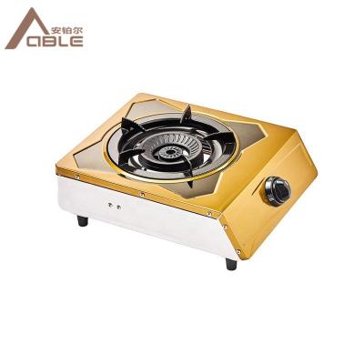 China Household China Kitchen Appliances Stainless Steel Burner Gas Singal Single Burner Gas Stove for sale