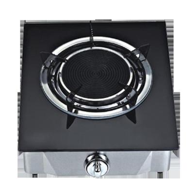 China Household Gas Burner Glass Single Burner Top Infrared Gas Stove for sale