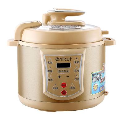 China Hotel Hotel Kitchen Home Electric Pressure Rice Cooker Hot Selling Stainless Steel Multi Intelligent 5L Electric Pressure Cooker for sale