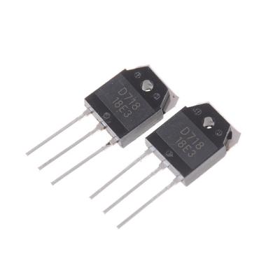 China Other KTD718-O-U/P KTD718 2SD718 D718 TO-3P 10A 120V 80W NPN NPN power amplifier audio transistor for sale