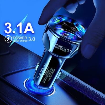 China 3A Mobile Phone Charging 3.0 USB Car Fast Charger For iPhone Samsung For Xiaomi Car Charger QC 3.0 QC 4.0 Mobile Phone USB Fast Charger for sale