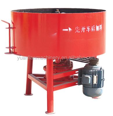 China Small Easy Pan Mixer For Sand Concrete Mixing Cement 570L for sale