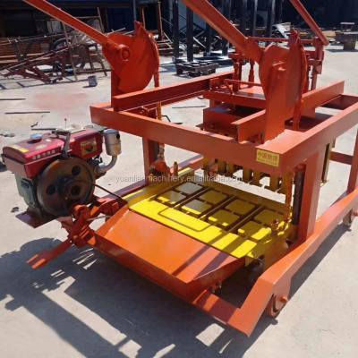 China Construction Work/Plant QMR4-45 Portable Block Making Machine Hollow Block Making Machine Philippines Movable Block Making Machine for sale