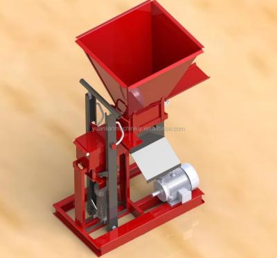 China Clay/soil/cement/fly ash/mud brick making machine laterite Linyi brick machine YL1-25 cement sand brick making machine for sale