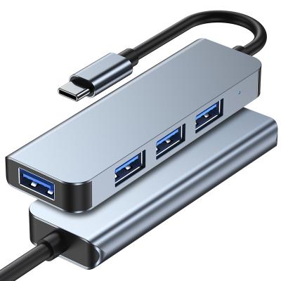 China Wholesale USB Type C Por Hub Docking Station Multiport Adapter 4 USB A Ports USB-C Laptop Charging+Data Transfer Laptop Docking Station for sale