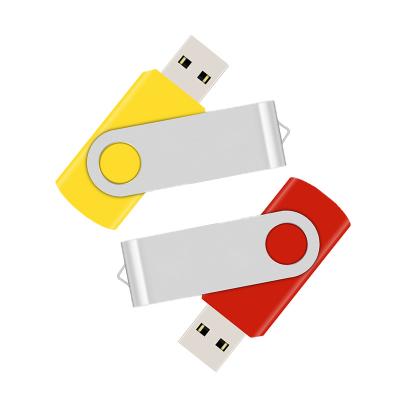 China Wholesale Hot Selling Metal+ABS Rotate USB Flash Drive Usb Stick 2.0 Flash Drive 1GB 2GB 4GB 8GB 16GB 32GB Rotating USB Flash Drive for sale