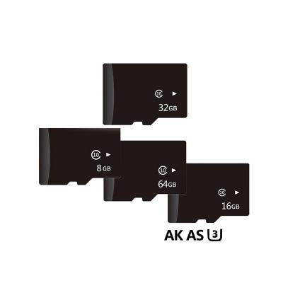 China High Quality U3 Plastic AK AS Flash Memory Card 4GB 8GB 16GB 32GB 64GB 128GB TF Card for sale