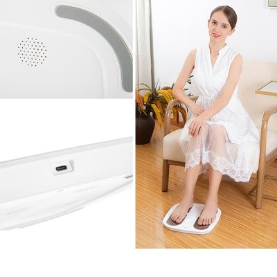 China Portable Hezheng Shiatsu EMS Electric Healthy Efficient Electric Pulse Heating Foot Massager for sale