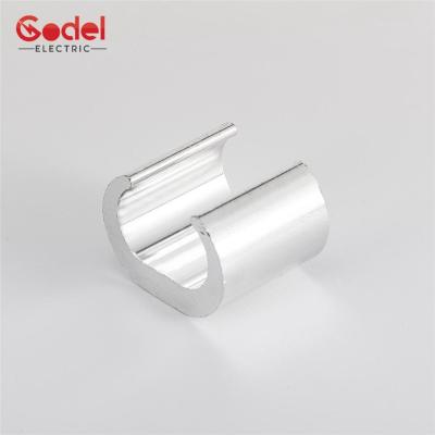 China High Voltage Common Cable Clamp C Form Tin Plated Clamps Electrics Alloy Copper Cable Joint Car Battery Cable Clamp for sale