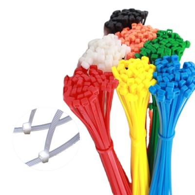 China China Factory Nylon Plastic Self Locking Ties Muti Color Plastic Nylon Cable Tie Size With Custom for sale