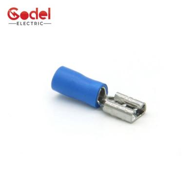 China Wire Connecting FDD Female Vinyl Insulated Connector , Electrical Cables Piggyback Female Screw , End Lugs Crimp for sale