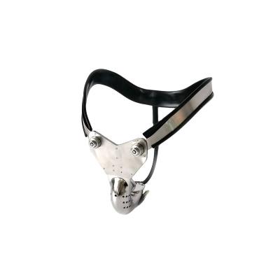 China Metal chastity cage hot selling product adult sexy products bdsm sexy productions chastity belt for male for sale