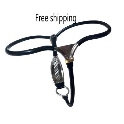 China Stainless steel factory made adult toys sexy chastity belt female chastity belt for sale