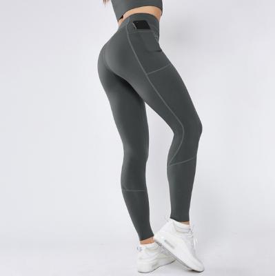 China Antibacterial Drop Shipping Custom Logo Women Butt Lift Pump Leggings With Pouch for sale