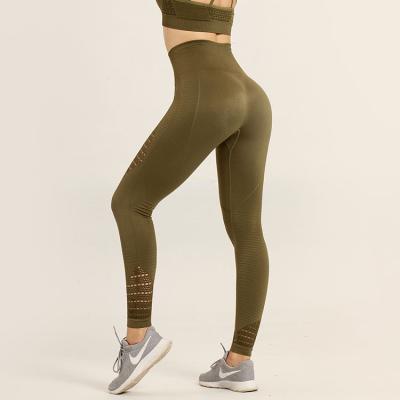 China Wholesale Women Antibacterial Customize Yoga Logo Printing Sport Wear Seamless Sports Legging for sale