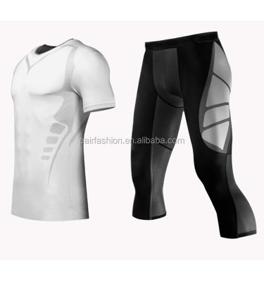 China Wholesale OEM Service Antibacterial Compression Fitness Clothing For Men, Gym Gaiters For Guys for sale