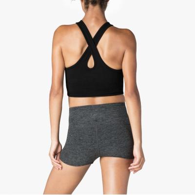 China OEM Anti Pilling Fitness Cropped Workout Top Vest Womens Top Shirts For Women Sports Cropped Tops Gym Women for sale