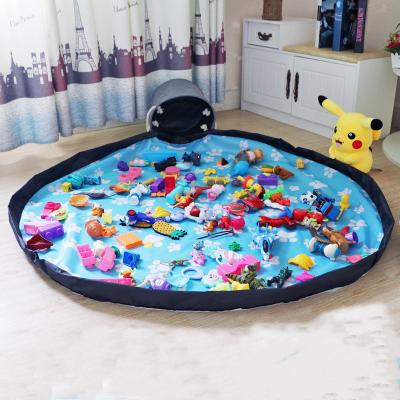 China Viable Storage Mat Kids Toy Storage Quick Bucket For Toy Blocks for sale